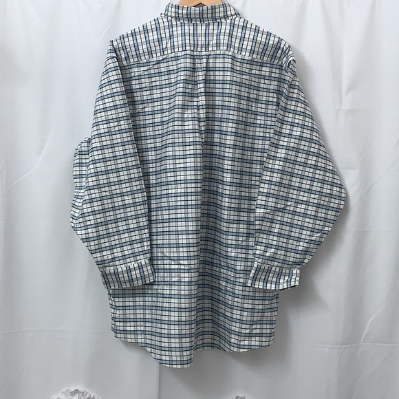 Men’s L.L. Bean Traditional Fit Flannel Button Down Shirt Size 18-33 EUC - Picture 5 of 6